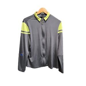 Jamie Sadock Multicolor Long Sleeve Collared‎ Zip Women's Activewear Top Size L